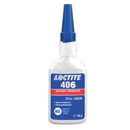 Vteřinové lepidlo, superrychlé, univerzální, 50 g - Loctite 406