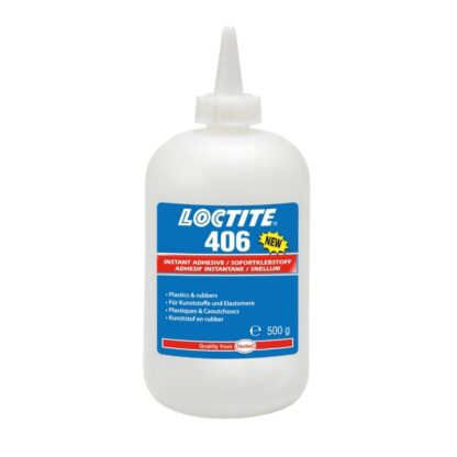 Vteřinové lepidlo, superrychlé, univerzální, 500 g - Loctite 406