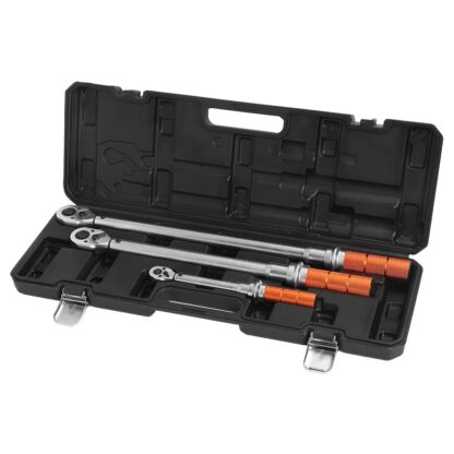 Momentové klíče 1/4", 3/8", 1/2", celkový rozsah 5-350 Nm, 3 ks - NEO Tools 08-843
