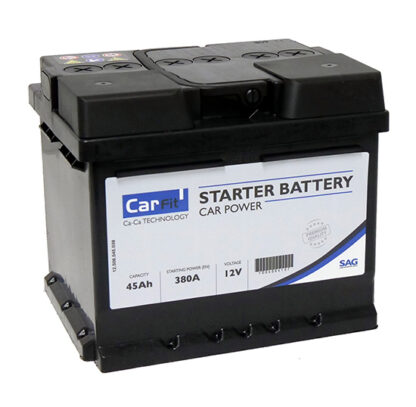 Autobaterie CARFIT 45 Ah, 380 A, 12 V, L1B, 207x175x175 mm