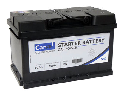 Autobaterie CARFIT 72 Ah, 580 A, 12 V, L3B, 278x175x175 mm