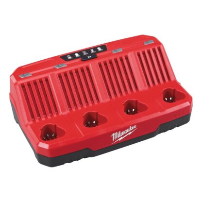 Nabíječka baterií Li-Ion 12V, 4 porty - Milwaukee M12 C4