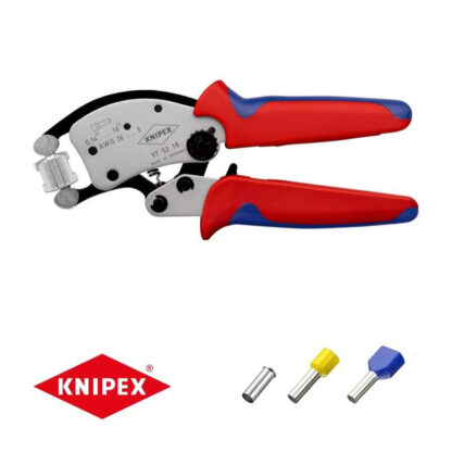 Samonastavitelné kleště Knipex Twistor16 pro lisování kabelových koncovek 97 53 18