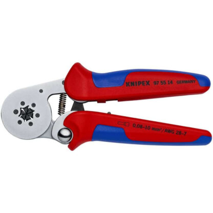 KNIPEX Samonastavitelné kleště pro lisování kabelových koncovek, se zaváděním z boku 97 55 14