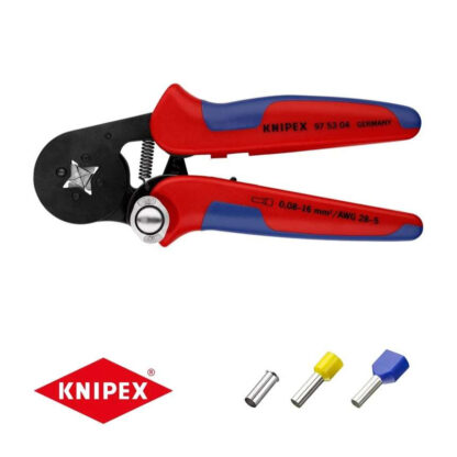 Samonastavitelné kleště 180 mm KNIPEX 97 53 04 - pro lisování kabelových koncovek 97 53 04