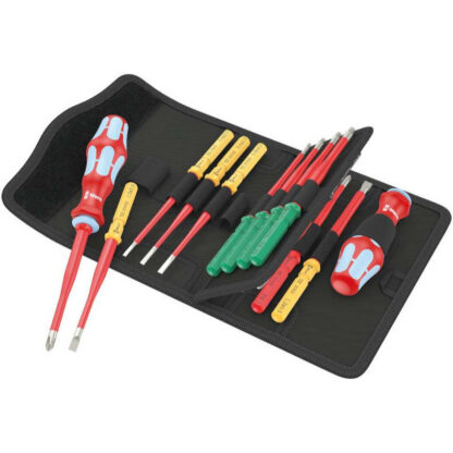 Wera 006631 Výměnné šroubovací čepele Kraftform Kompakt VDE Stainless 17 extra slim 1 TIE (Sada 17 dílů) 05006631001