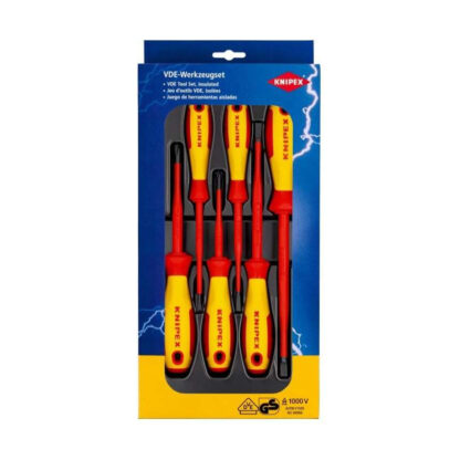 Elektrikářské šroubováky VDE Knipex 00 20 12 V02 (Sada 6 ks) 00 20 12 V02