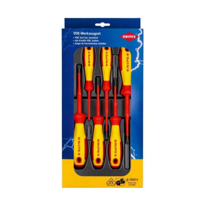 Elektrikářské šroubováky PH/S-PZ/S-SL VDE Knipex 00 20 12 V05 (Sada 6 ks) 00 20 12 V05