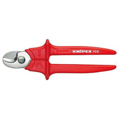 Nůžky na kabely 260 mm KNIPEX 95 06 260 - 1000V. Chromováno, vícesložkové návleky VDE 95 06 230