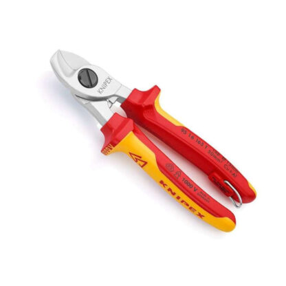 Kabelové nůžky Knipex 95 16 165 T - chromované, vícekomponentní VDE návleky 95 16 165 T