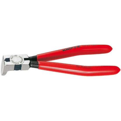 Boční štípací kleště na plasty v úhlu 85° 160 mm KNIPEX 72 21 160 - leštěná hlava, plastové návleky 72 21 160