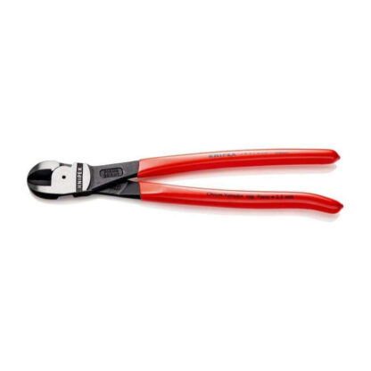 Štípací kleště se středovými břity 250 mm KNIPEX 74 91 250 - leštěná hlava, plastové návleky 74 91 250
