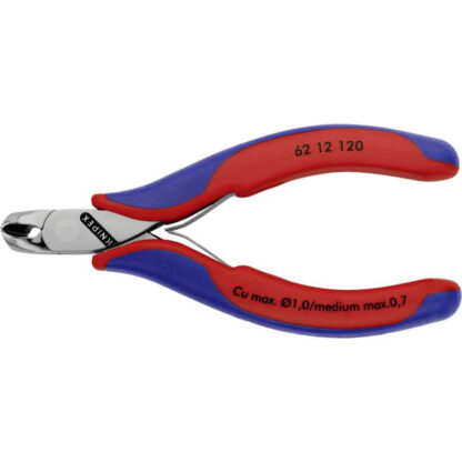 Štípací kleště s šikmými břity pro elektroniku KNIPEX 62 12 120 62 12 120