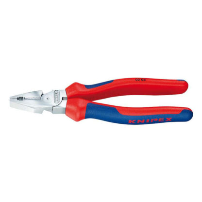Silové kombinované kleště 225 mm. KNIPEX 02 05 225 - chromováno, vícesložkové návleky 02 05 225