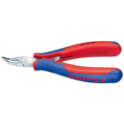 Montážní kleště pro elektroniku 115 mm KNIPEX 35 42 115 - leštěná hlava, vícesložkové návleky 35 42 115