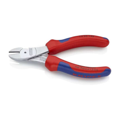 Silové boční štípací kleště 140 mm KNIPEX 74 05 140 - chromováno, vícesložkové návleky 74 05 140