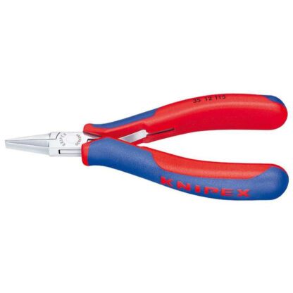 Montážní kleště pro elektroniku 115 mm  KNIPEX 35 12 115 - leštěná hlava, vícesložkové návleky 35 12 115