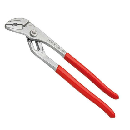 Instalatérské kleště s drážkovaným kloubem 250 mm. KNIPEX 89 03 250 - chromováno, plastové návleky 89 03 250