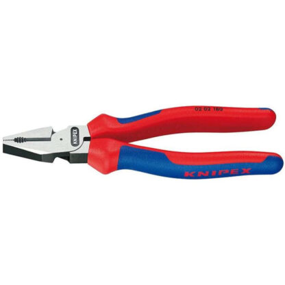 Silové kombinované kleště 180 mm. KNIPEX 02 02 180 - leštěná hlava, vícesložkové návleky 02 02 180