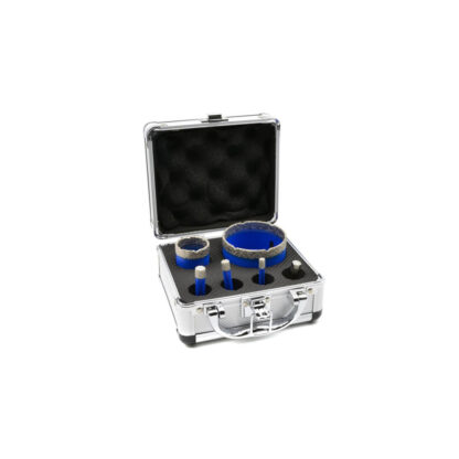 Korunkový vrták diamantový, sada 6ks, 6-68mm GEKO G65100