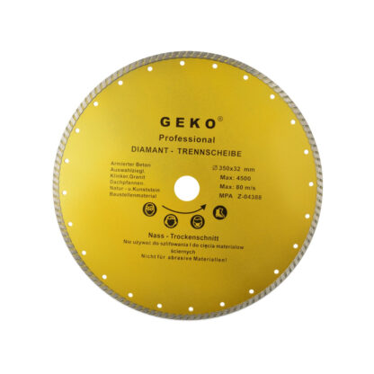 Kotouč diamantový řezný, TURBO, 350x8x32mm GEKO G00266