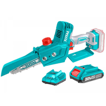 Řetězová pila AKU TOTAL, mini, 20V LI-ION, Brushless, 1ks baterie, 1ks nabíječky TGSLI20685