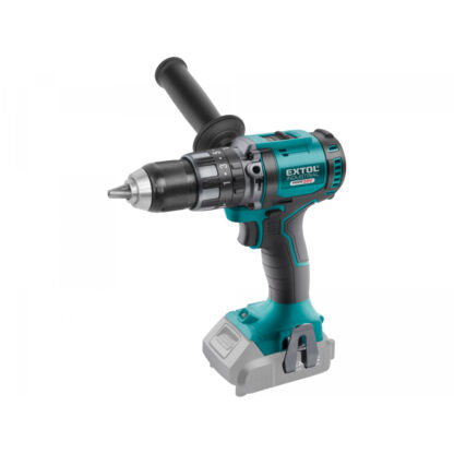 Vrtací šroubovák aku s příklepem SHARE20V EXTOL INDUSTRIAL, BRUSHLESS, 20V Li-ion, bez baterie a nabíječky 8791803