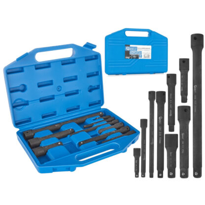 GEKO Sada rázových nástavců 1/4" 3/8" 1/2" CrV 9ks (15) G10531