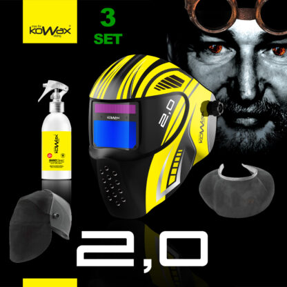 KOWAX Kukla stmívací 2,0 1/1/1/2 DIN2,0 DIN12 SET 3 KWX20_S03A