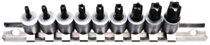 BGS technic Hlavice zástrčné 1/4" TS10-TS50 (5ti hvězda) s vrtáním 9 dílů-BGS 2355