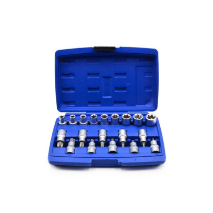 GEKO Sada nástrčných hlavic a bitů 1/2" torx 19 ks. (10) G13565