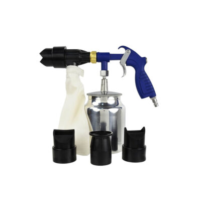 Pískovací pistole 1L, abrazivní směs 2kg, Geko G01197 G01197