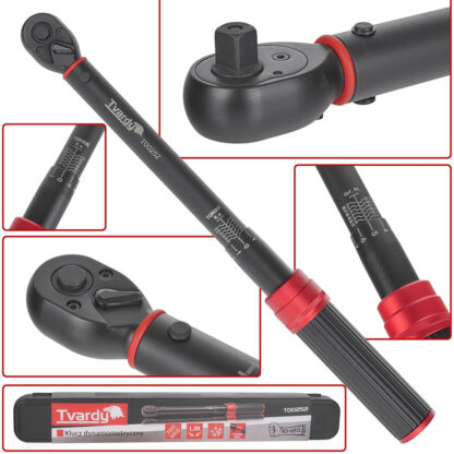 GEKO Momentový klíč 3/8" 10-120Nm TVARDY (12) T00252
