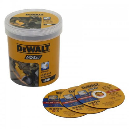 Kotouč na nerezovou ocel 125x1,0 mm 100ks DeWALT DT20540 DT20540