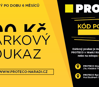 poukázka prodejní PROTECO 3000 Kč