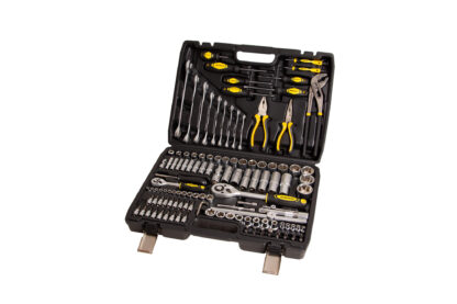 PROTECO 43.SN-1214-A15 gola sada 1/4" a 1/2" DRIVE 128 dílů