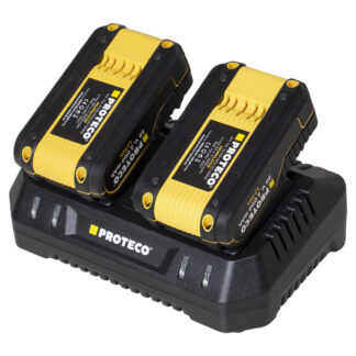 PROTECO 51.99-DUAL-2000 2x akumulátor 2 Ah + nabíječka DUAL 4 Ah