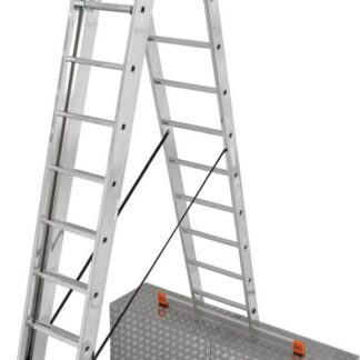 KRAUSE žebřík víceúčelový schodišťový profesionální 3x12 "TRIBILO MONTO" (355/605/860cm) BAZAR