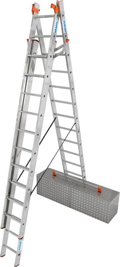 KRAUSE žebřík víceúčelový schodišťový profesionální 3x12 "TRIBILO MONTO" (355/605/860cm) BAZAR
