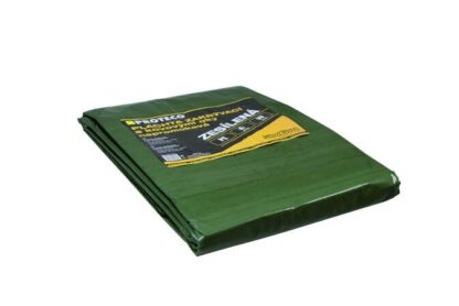 PROTECO 10.88-P100-10-20 plachta 10x20 m zesílená nepromokavá s oky zelená 100g/m2 - Image 2