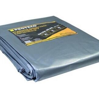 PROTECO 10.88-P150-8-12 plachta 8x12 m extra silná nepromokavá s oky šedá 160g/m2