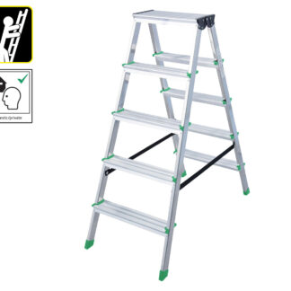 PROTECO 66-2-05-OB schůdky Al 5-stupňové oboustranné 105 cm PROTECO