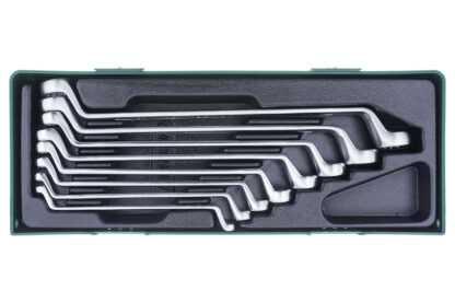 Sada očkových vyhnutých klíčů, 6x7 - 20x22 mm, 8 kusů v kazetě - JONNESWAY W23108SP