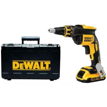Aku bezuhlíkový šroubovák na sádrokarton 18 V Li-Ion 2x2,0 Ah DeWALT DCF620D2 DCF620D2