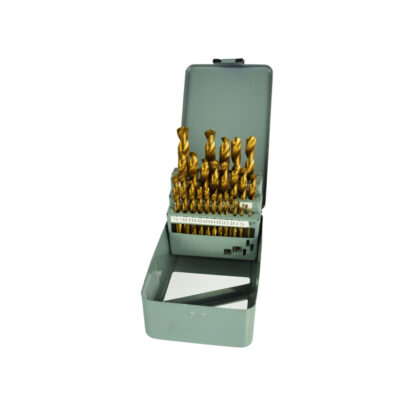 Sada vrtáků 28ks.1,5mm-13mm HSS TiN GEKO Profi met.box(20) G38235