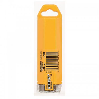 Vrták do kovu HSS-E COBALT 9×125mm (10ks) DeWALT DT4940 DT4940