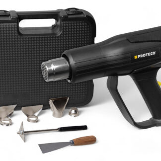 PROTECO 51.07-HP-2000 horkovzdušná pistole 2000 W s LCD displejem