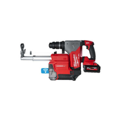 Aku 4-režimové kladivo 26 mm SDS-plus s maticí Fixtec a odsáváním Milwaukee M18 ONEFHXDEL-552C (5,5 Ah) 4933478506