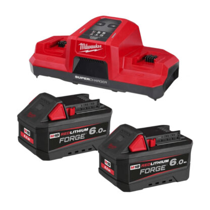 Aku nabíjecí sada Milwaukee M18 FORGENRG-602, 2x Akumulátor M18 FB6 + Aku nabíječka M18 DBSC, 4933498549 4933498549