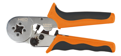 Krimpovací (lisovací) kleště 0,25 - 6 mm2, na dutinky, s aretací - NEO tools 01-507
